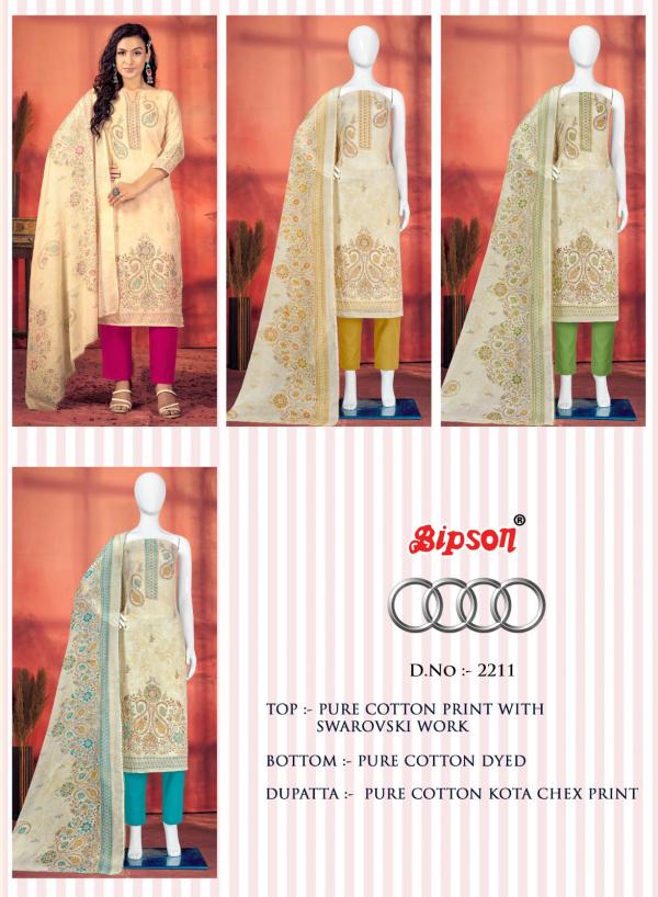 Bipson Audi 2211 Casual Cotton Exclusive Dress Material Collection